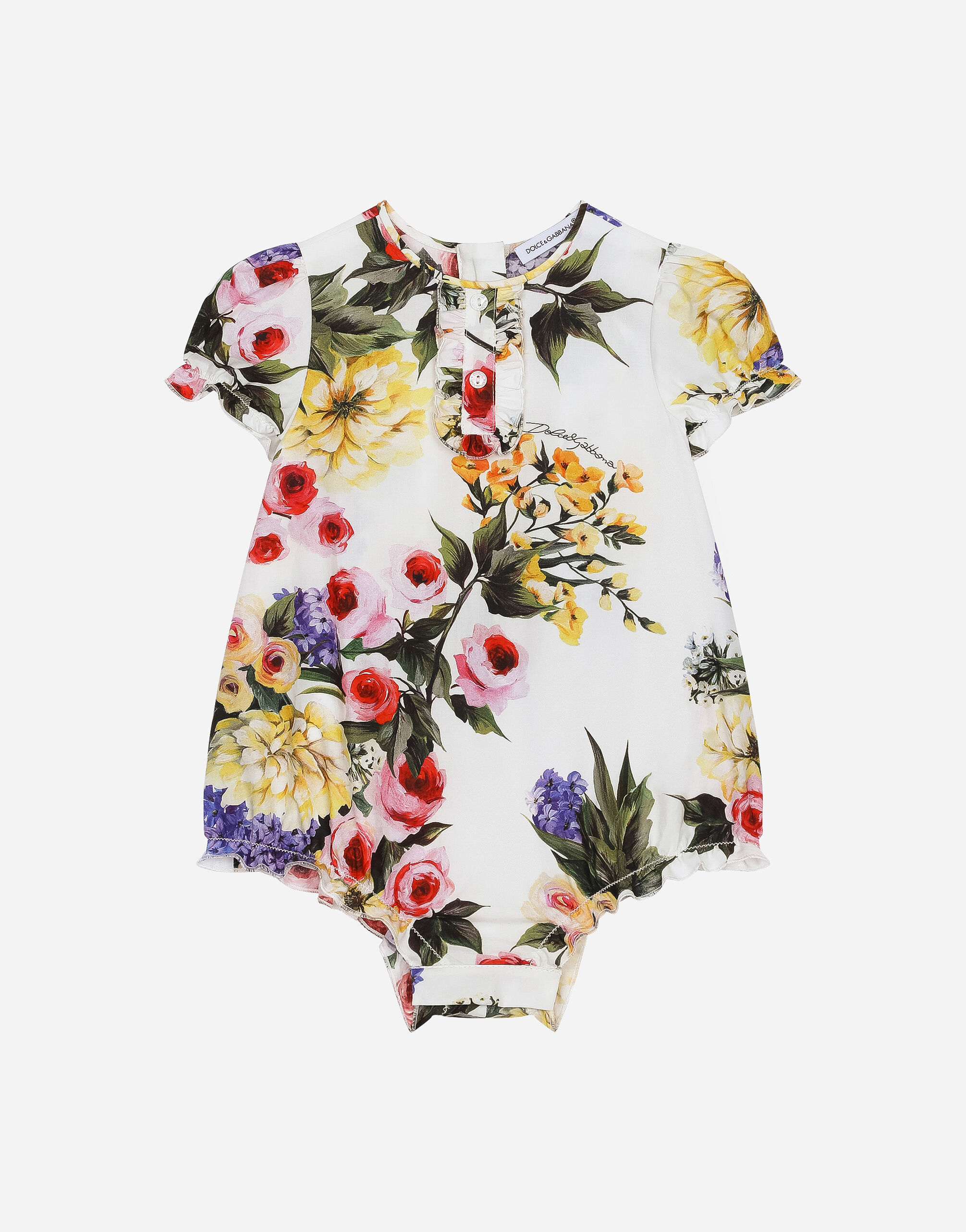 Dolce & Gabbana Spieler aus Popeline Garten-Print Drucken L23DI5HS5Q9