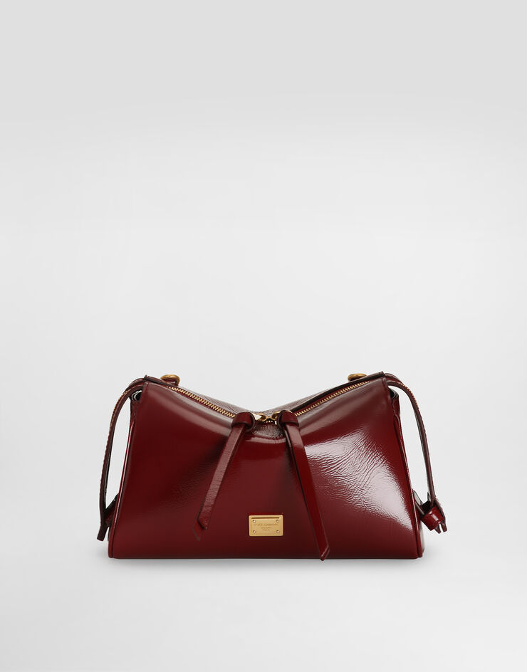 Dolce & Gabbana Vittoria calfskin handbag Red BB7889AZ000