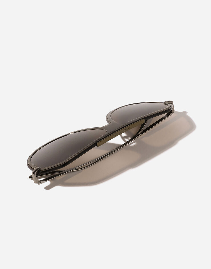 Dolce & Gabbana Sonnenbrille Metal Classic Bronze gebürstet VG230AVM273