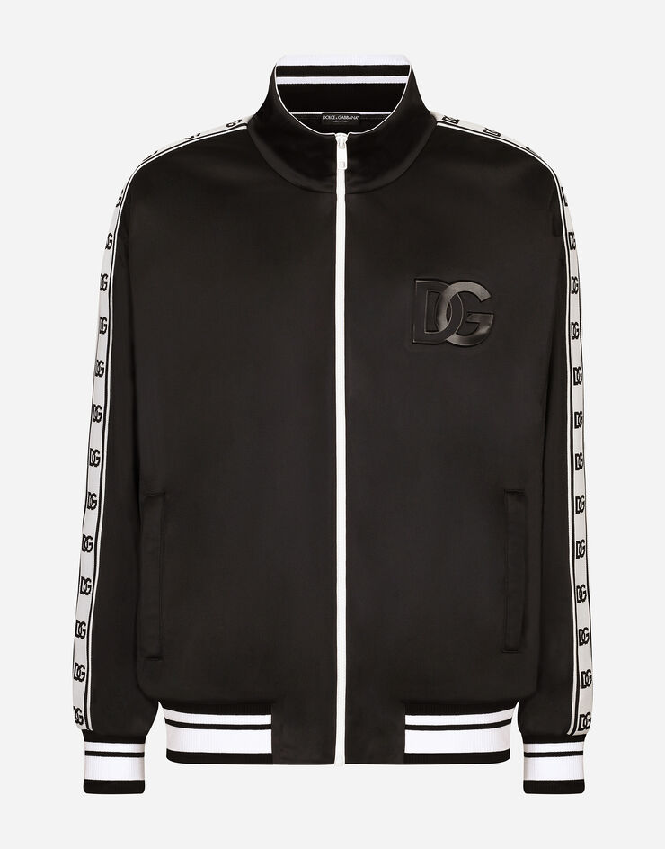 ブラックのメンズ スウェットシャツ ジャージー バンド＆DGロゴ  