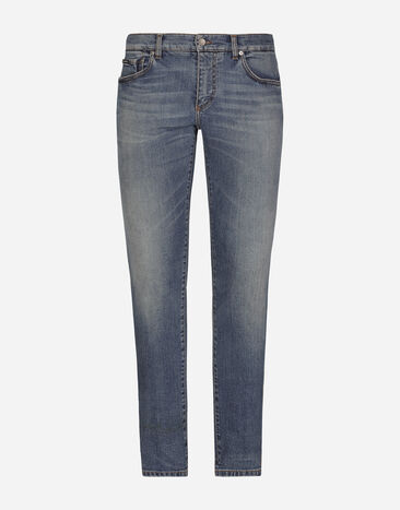 Dolce & Gabbana Jeans Skinny Stretch gewaschen mit Moustache-Effekten Mehrfarbig G9NL5DG8GW9