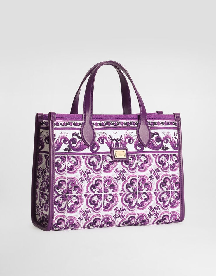 Dolce & Gabbana Printed canvas handbag Multicolor EB0252A7131