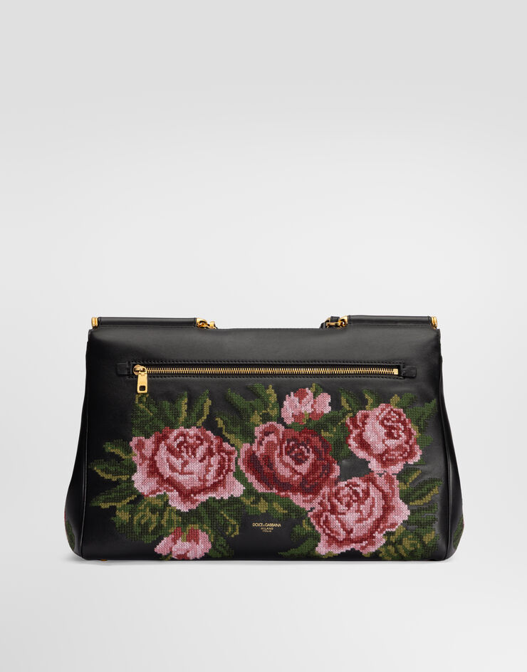 Dolce & Gabbana 핸드백 My Sicily 맥시 파인 스티치 자수 장식 멀티 컬러 BB7814B3T42