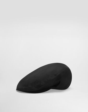 Dolce & Gabbana Gorra inglesa en dril de algodón Negro GH587ZFU611
