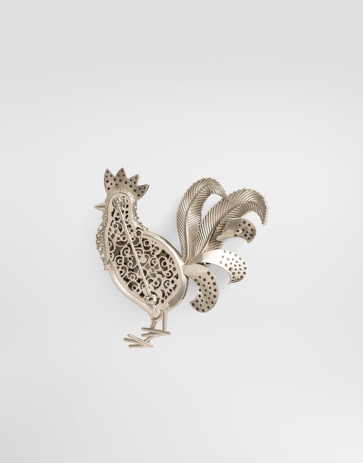 Dolce & Gabbana Broche de gallo  WPS1A5W1111