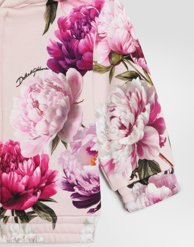Dolce & Gabbana Peony-print cotton sweatshirt Dolce & Gabbana Peony-print cotton sweatshirt Multicolor L2JWDOG7QWQ