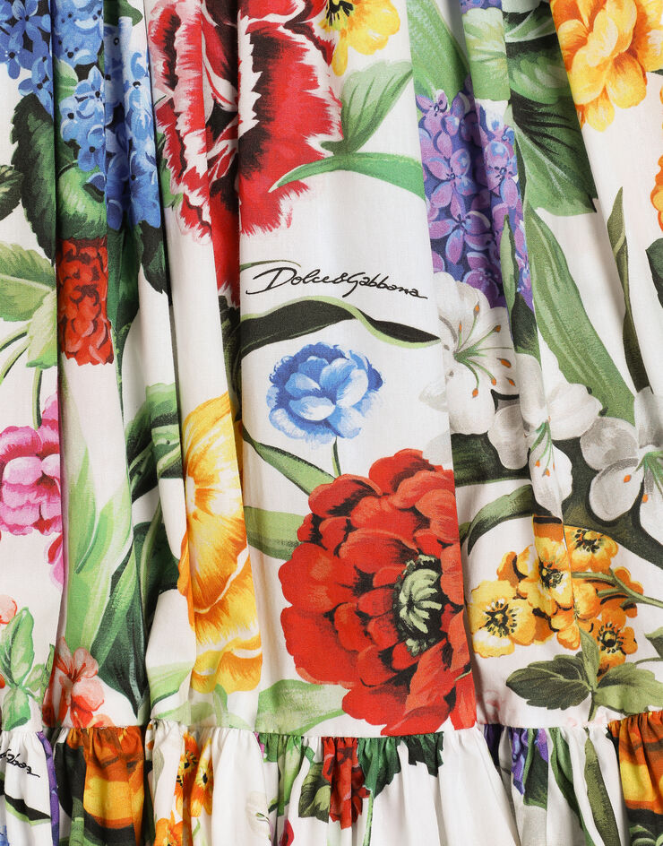 Dolce & Gabbana Floral-print poplin skirt Print L55I53HS5S5