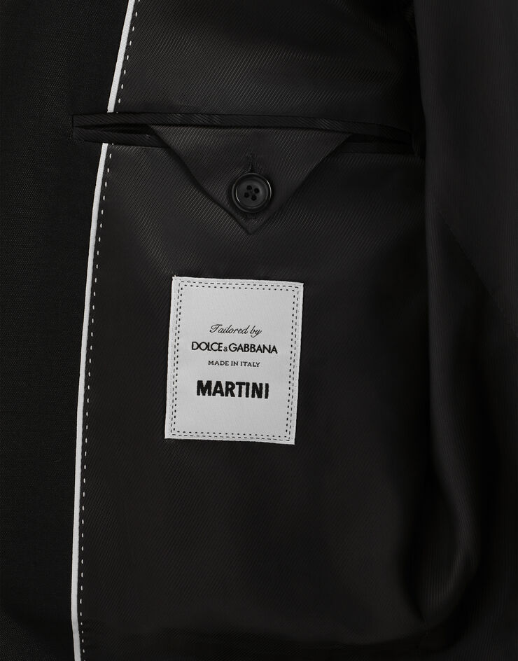 Dolce & Gabbana Single-breasted suit in wool and silk Blue GK0RMTGG059