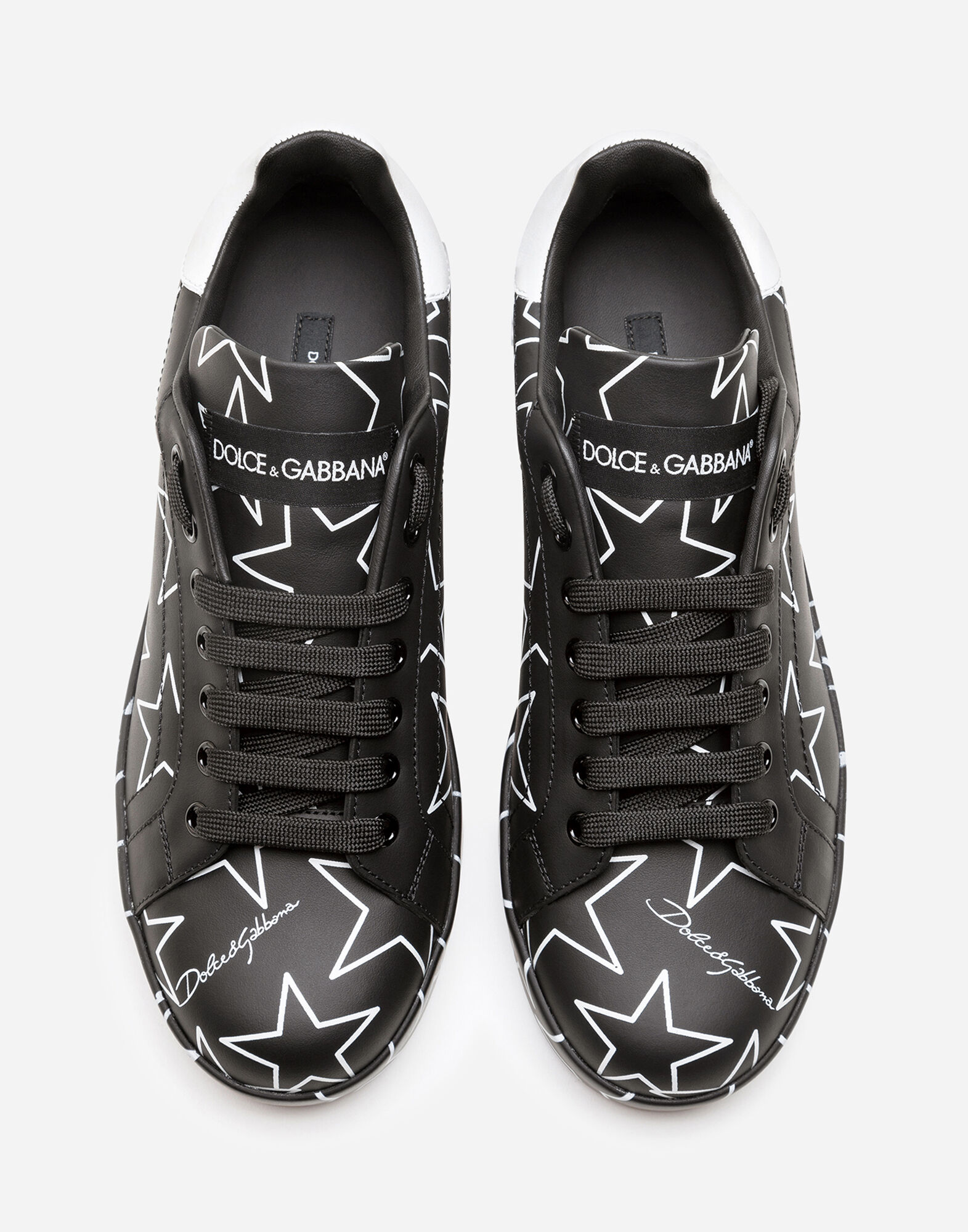 Star print shoes top