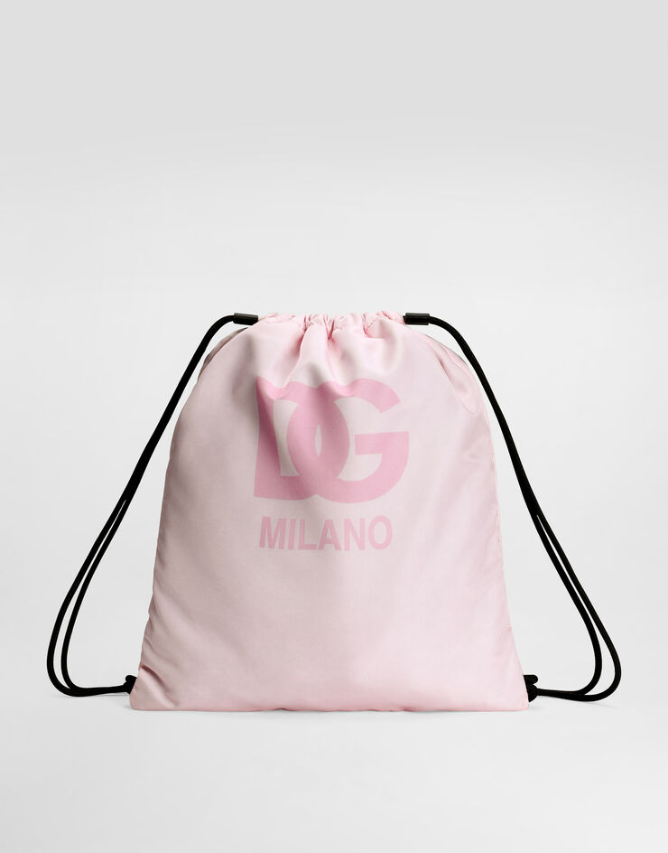 Dolce & Gabbana Nylon backpack with printed logo Multicolor EM0050AZ589