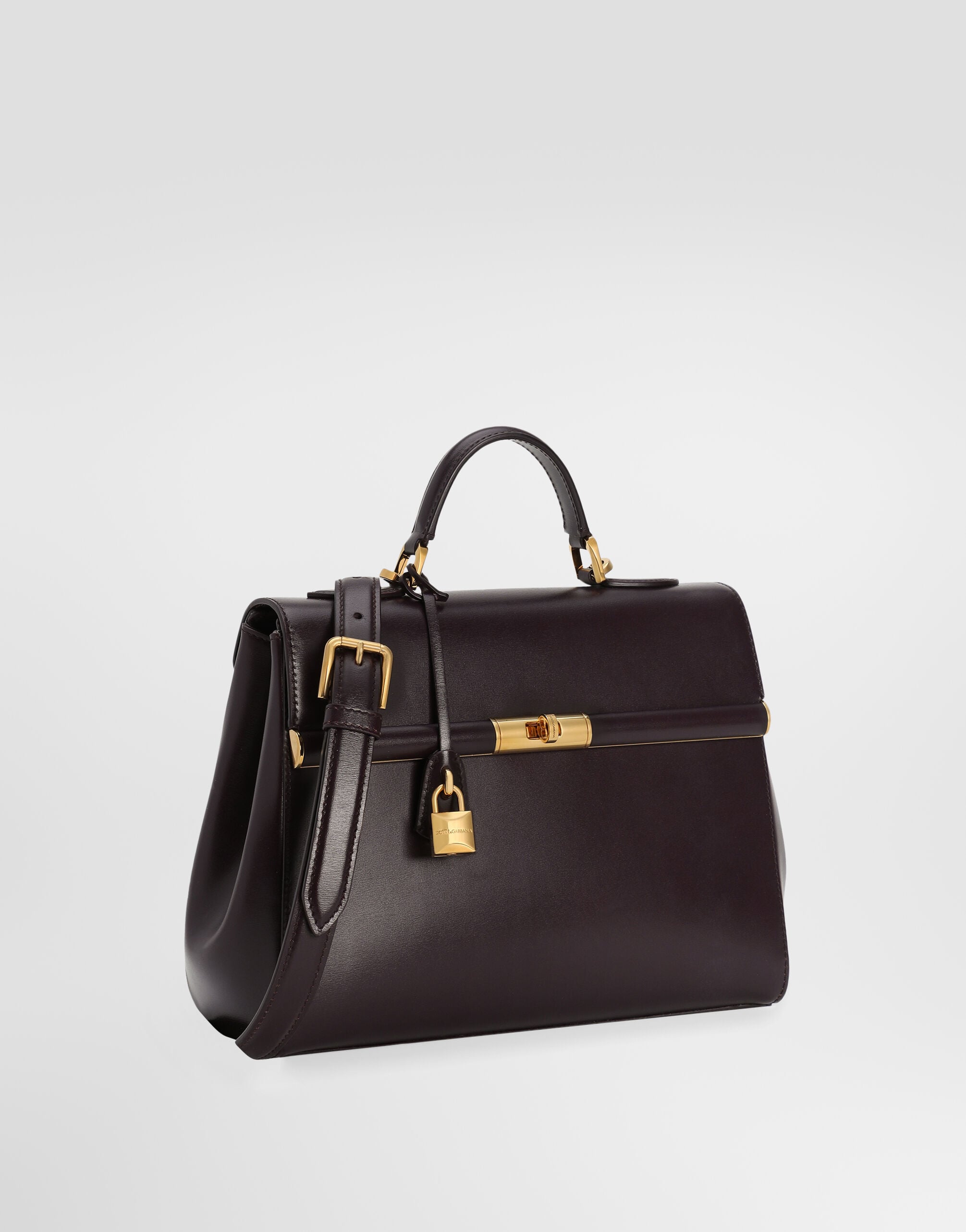 Bordeauxのウィメンズ Marlene handbag in palmellato calfskin