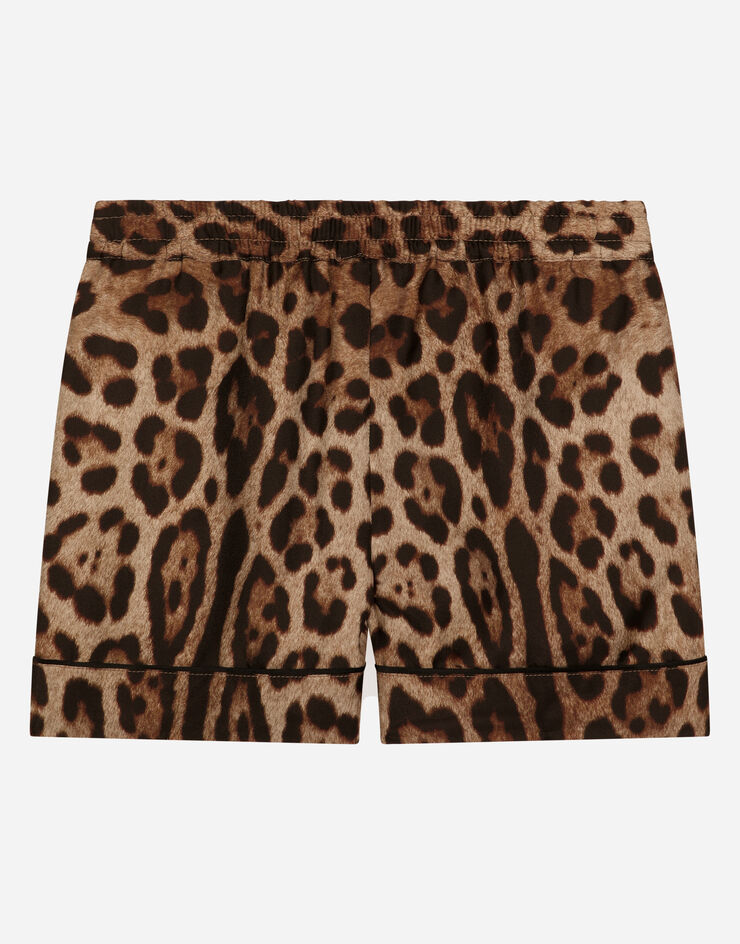 Dolce & Gabbana Leopard-print twill shorts Animal Print L52Q33G7I2K