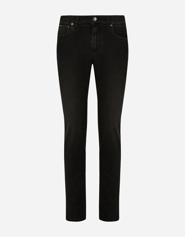 Dolce & Gabbana Gray wash slim-fit stretch jeans Multicolor G5JC8DG8GW6