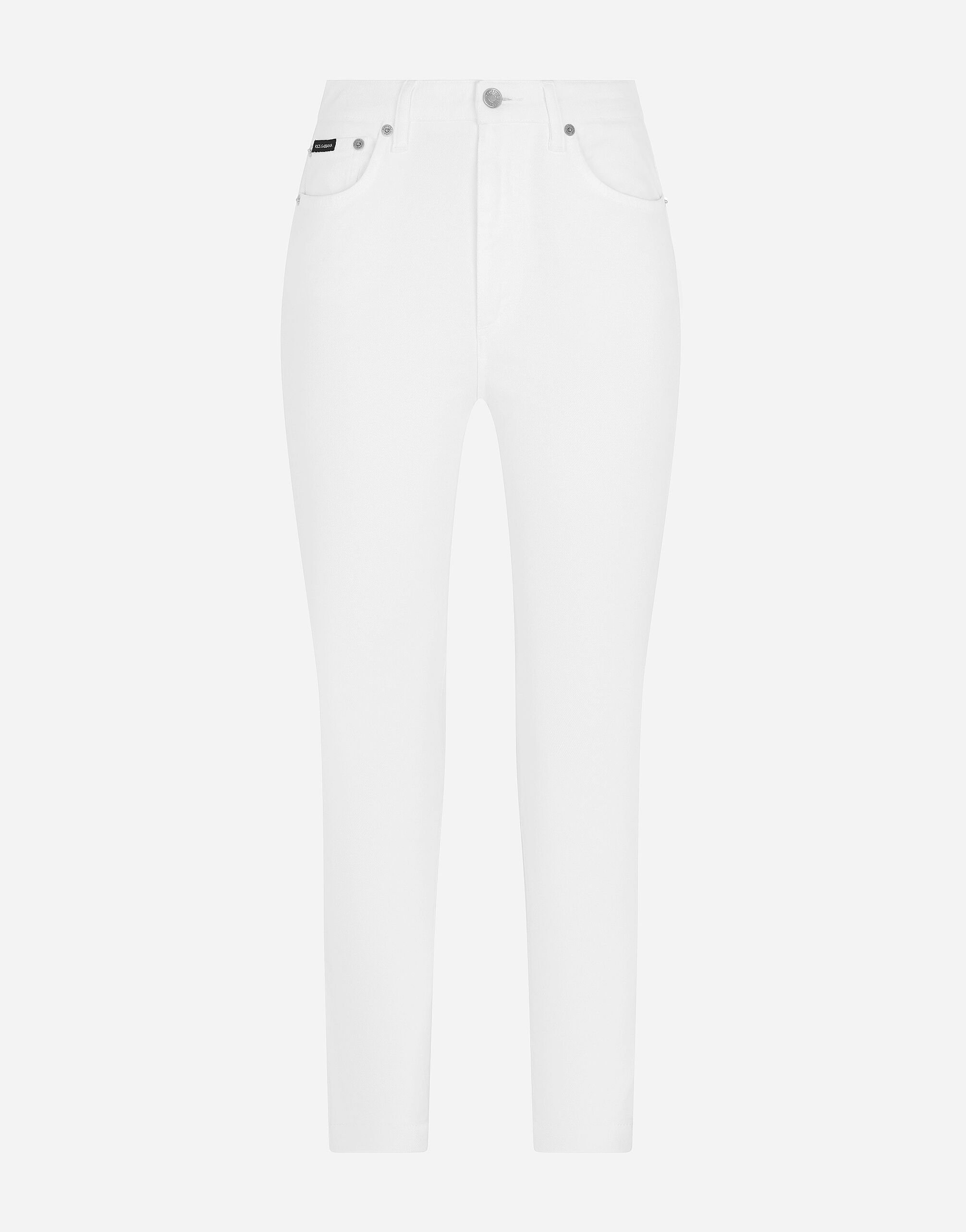 Dolce & Gabbana Audrey Jeans aus Denim Drucken F5Q20THS5NK