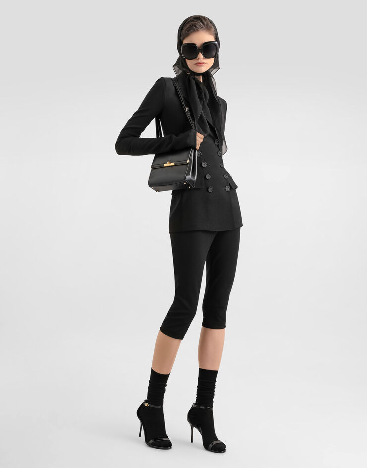 Dolce & Gabbana Leggings in jersey punto milano Nero FTDLVTFUGN7