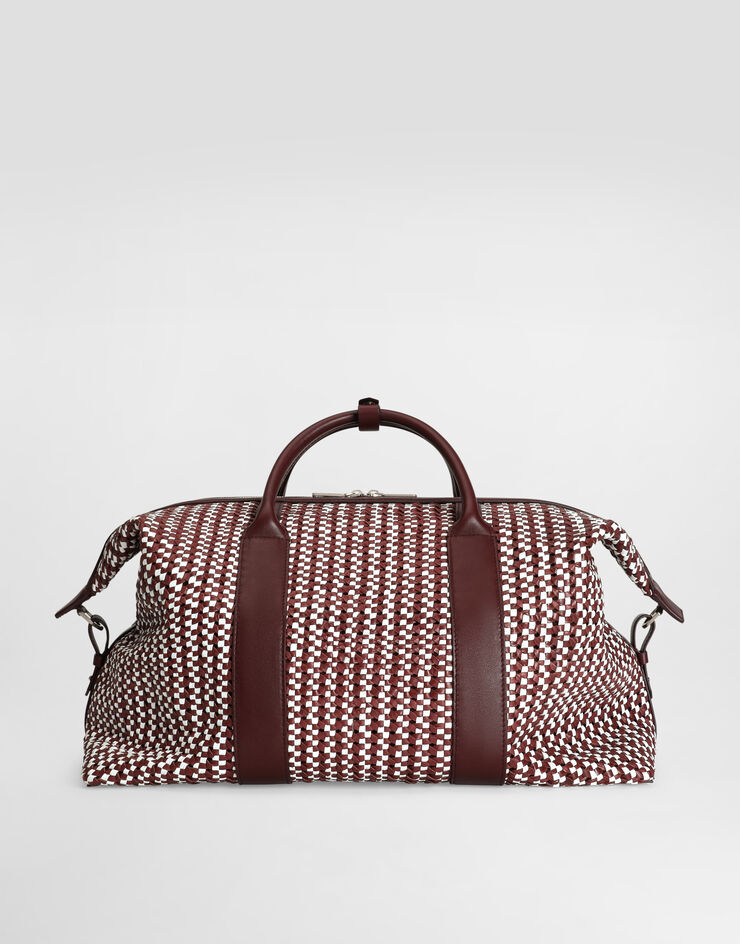Dolce & Gabbana 皮革旅行袋 White BM2498A9N79