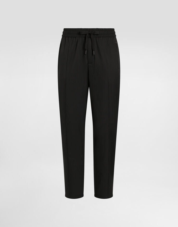 Dolce & Gabbana Light nylon jogging pants Black GYACETGK316
