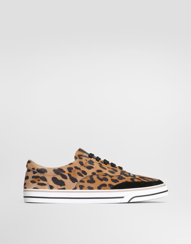 Dolce & Gabbana DG Sailing sneakers in LEO-print calfskin Print CS2399A3T28