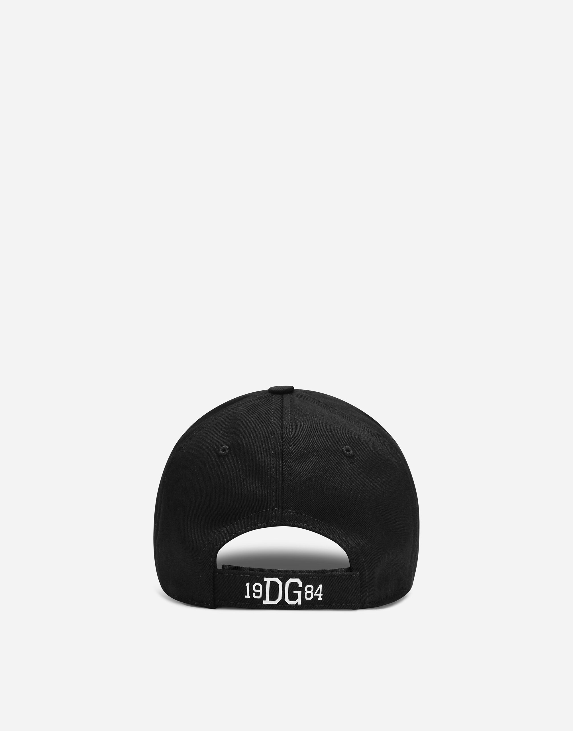 Baseball cap with logo in Black for Men | Dolce&Gabbana® US