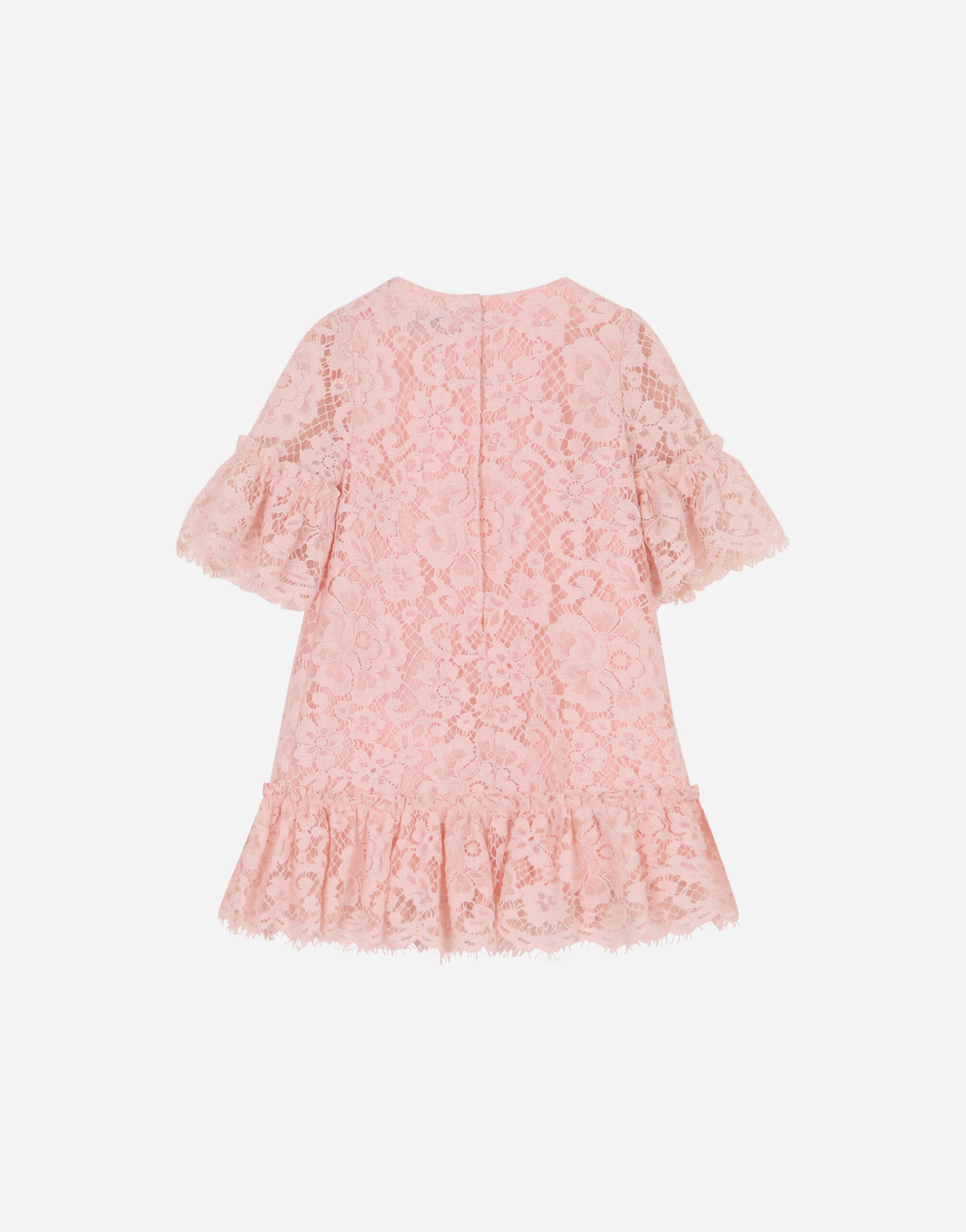 Dolce & Gabbana ミディドレス 半袖 ピンク ピンクのウィメンズ ミディドレス レース | Dolce&Gabbana®