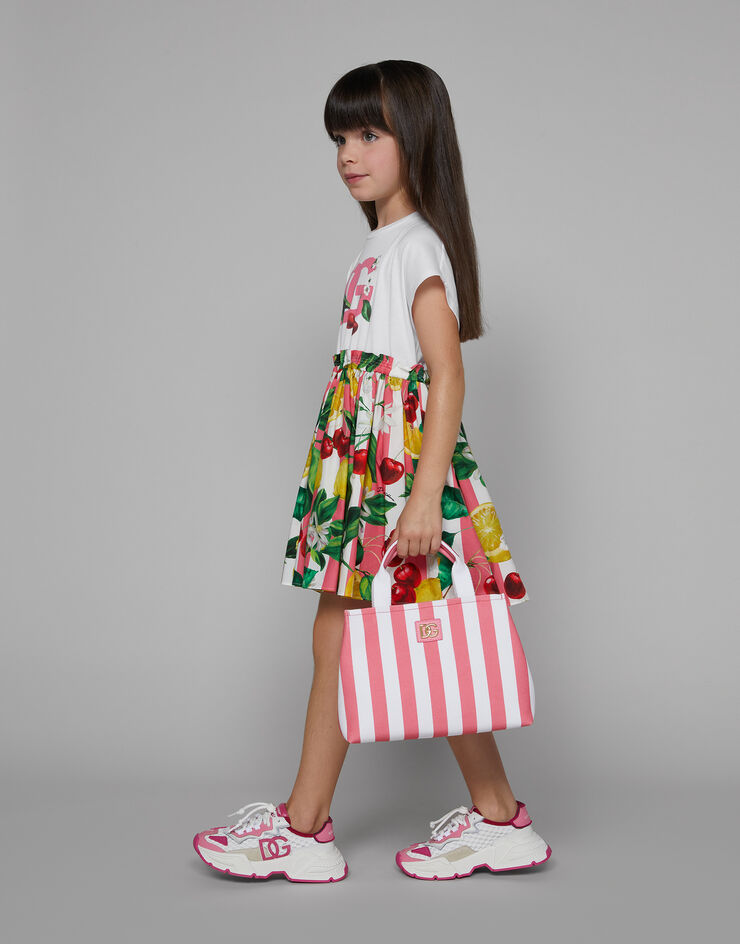 Dolce & Gabbana Tasche aus bedrucktem Canvas Mehrfarbig EB0116AB991