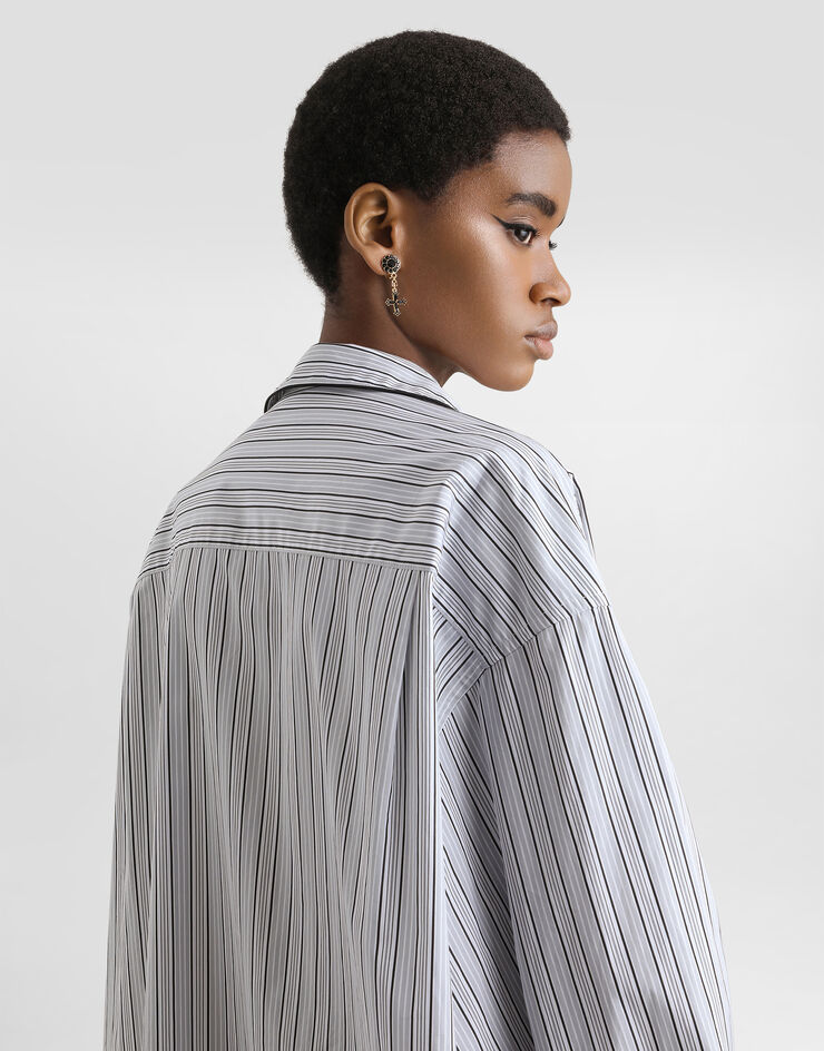 Dolce & Gabbana Vanity striped poplin shirt Multicolor F5U32TFR51X