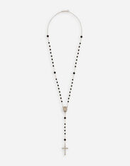 Dolce & Gabbana Rosary necklace with natural gemstones Black BJ0820AP599
