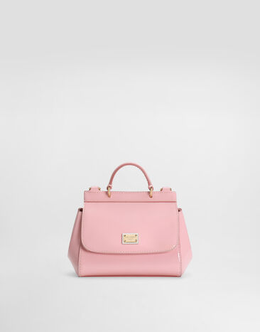 Dolce & Gabbana Patent leather mini Sicily bag Pink EB0003A1067