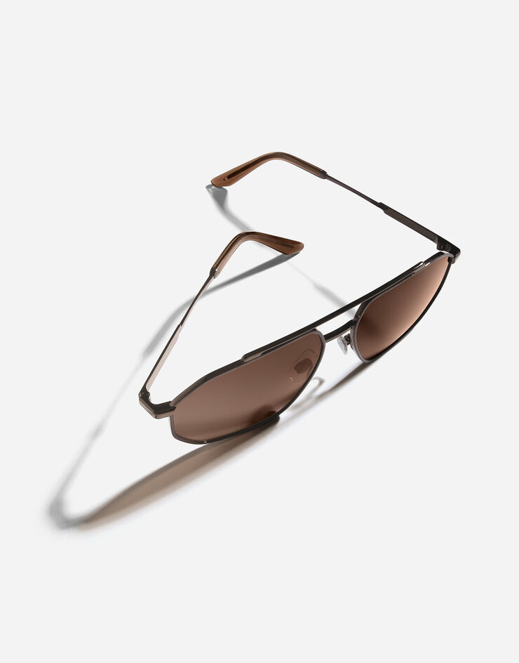 Dolce & Gabbana Lunettes de soleil Metal Classic Marron VG2328VM673