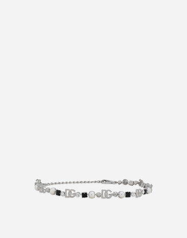 Dolce & Gabbana Cinturón con strass y logotipo DG Plateado WLO6Z1W1111
