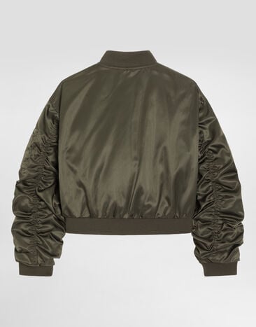 Dolce & Gabbana Nylon canvas bomber jacket Multicolor L52B07FUS4Z