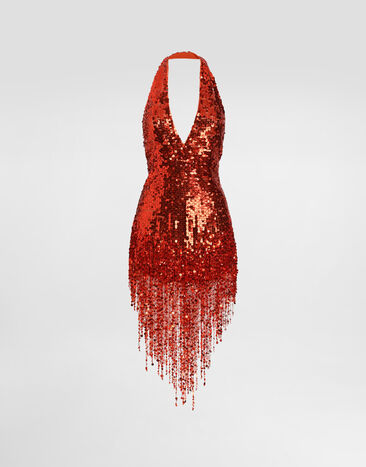 Dolce & Gabbana Sequin dress Multicolor F615NZGDDS4