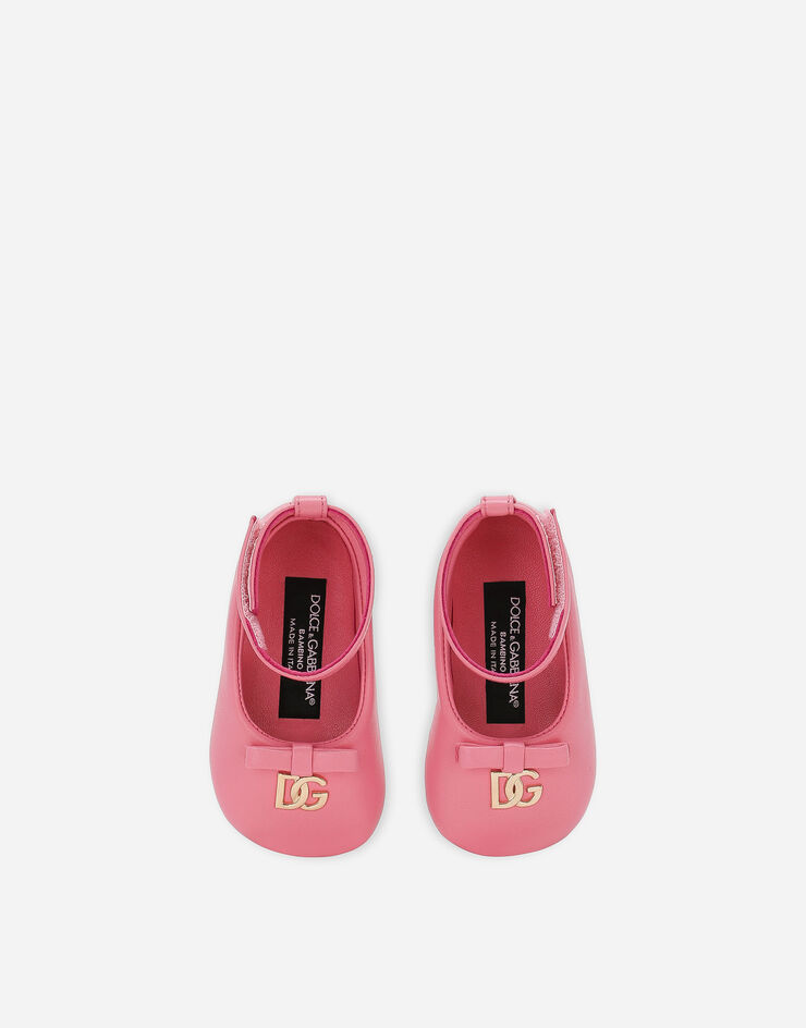Dolce & Gabbana Bailarina de napa Rosa DK0065AB793