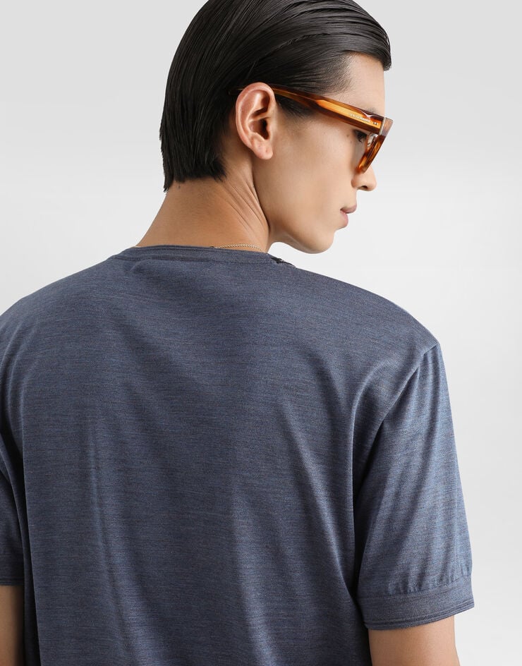 Dolce & Gabbana Silk t-shirt Grey G8ST1TG7P0F