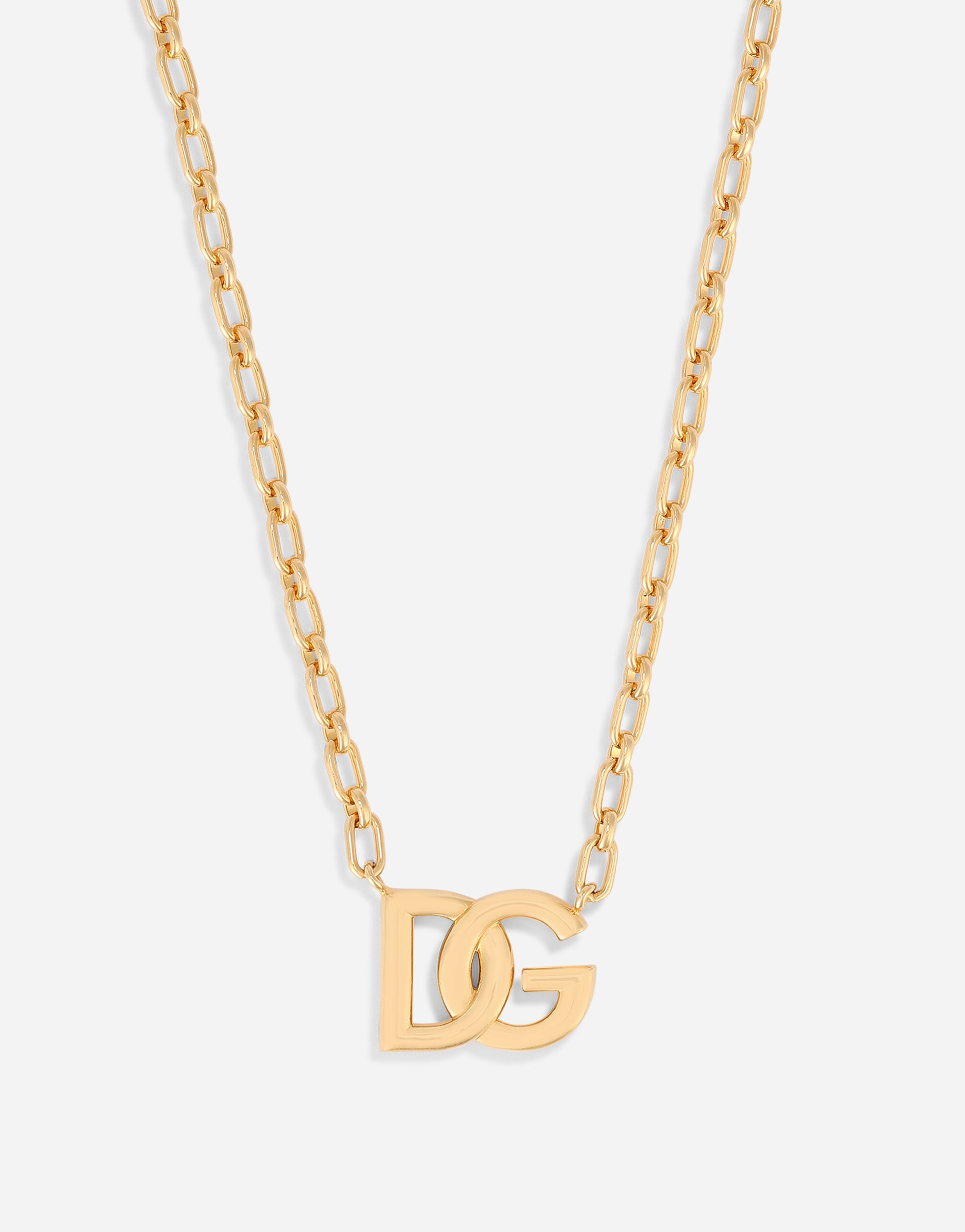 ゴールドのメンズ チェーンネックレス DGロゴ | Dolce&Gabbana®