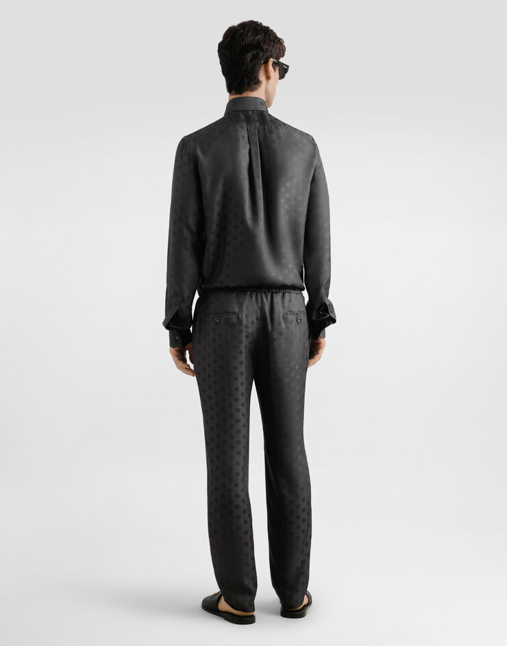 Dolce & Gabbana DG logo jacquard jogging trousers Dolce & Gabbana DG logo jacquard jogging trousers Grey GP12QTFJ1JY