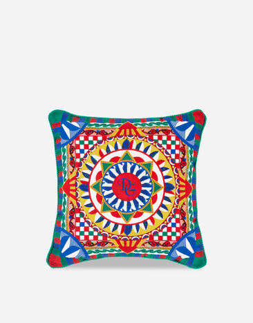 Dolce & Gabbana Embroidered Cushion medium Multicolor TCF009TCAGM