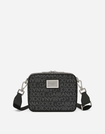 Dolce & Gabbana 코팅 자카드 크로스보디백 브라운 BM3004A1275