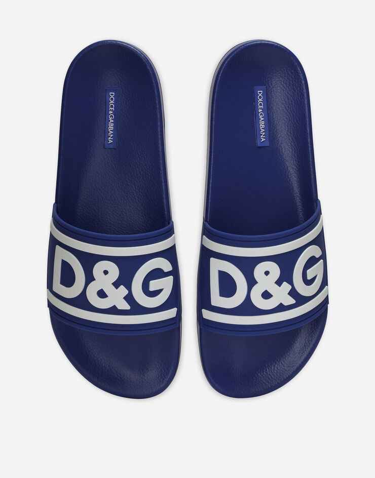 Dolce & Gabbana DG 徽标橡胶沙滩拖鞋 多色 CS2072AQ858