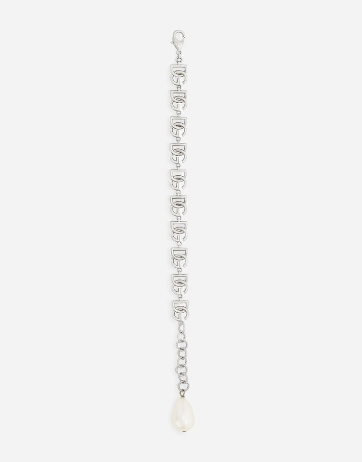 Dolce & Gabbana Gliederarmband Multi-Logo DG Silber WBP6L3W1111