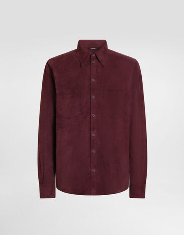 Dolce & Gabbana Martini suede shirt Dolce & Gabbana Martini suede shirt Purple G5OS7LHUL1O