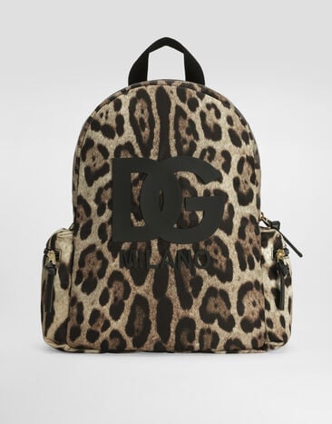 Dolce & Gabbana Leo-print nylon backpack Print EB0206AJ555