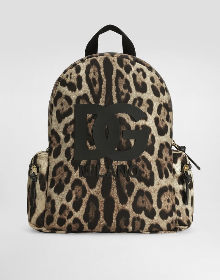 Dolce & Gabbana Leo-print nylon backpack Print EB0206AJ555