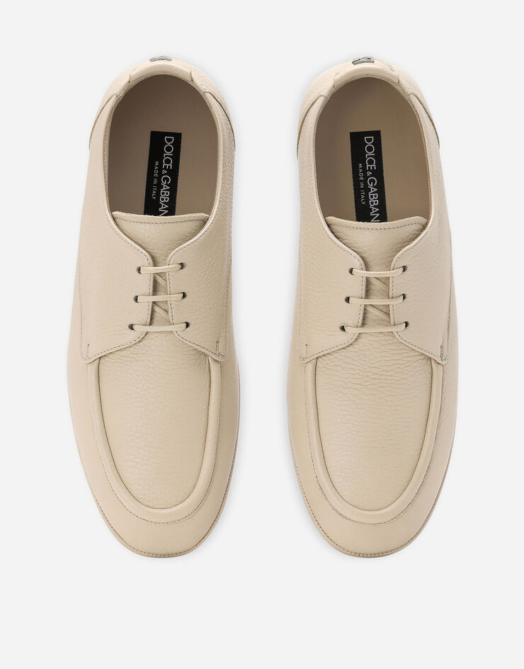 Dolce & Gabbana Derby aus Hirschleder Beige A10822A8034