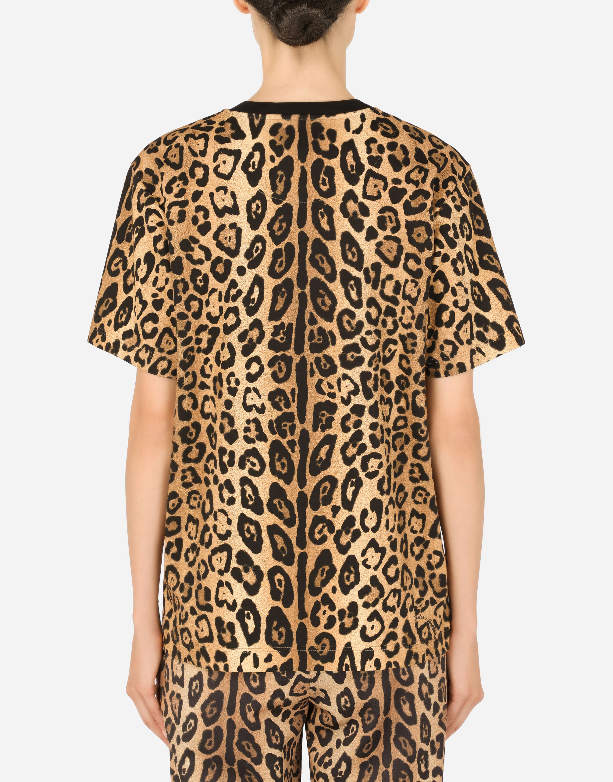 Leopard print t-shirt | Crespo Leo Dolce&Gabbana