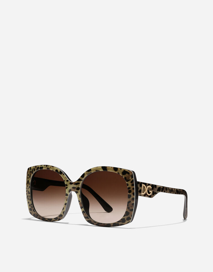 Dolce & Gabbana Lunettes de soleil Print family Imprimé Léopard VG4385VP313