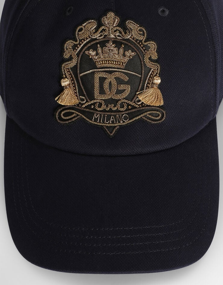 Dolce & Gabbana قبعة بيسبول من قطن Blue GH706ZFUFL9