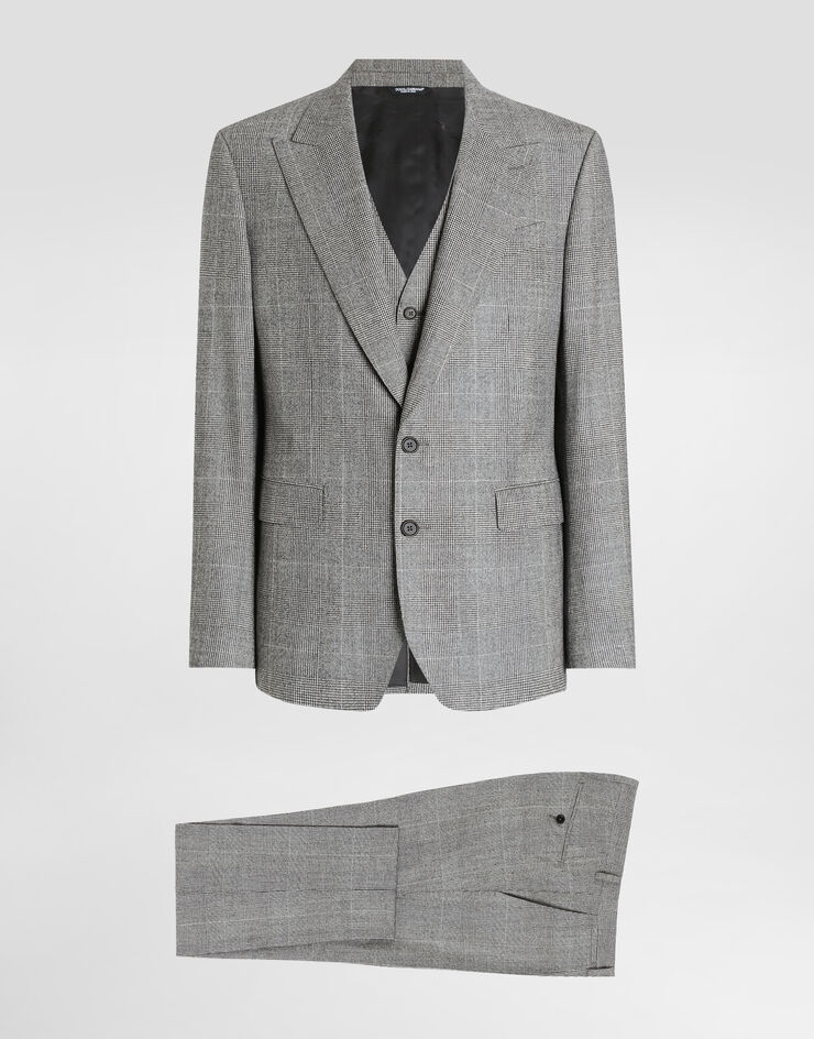Dolce & Gabbana Single-breasted glen plaid suit Multicolor GK02XTFQBBQ