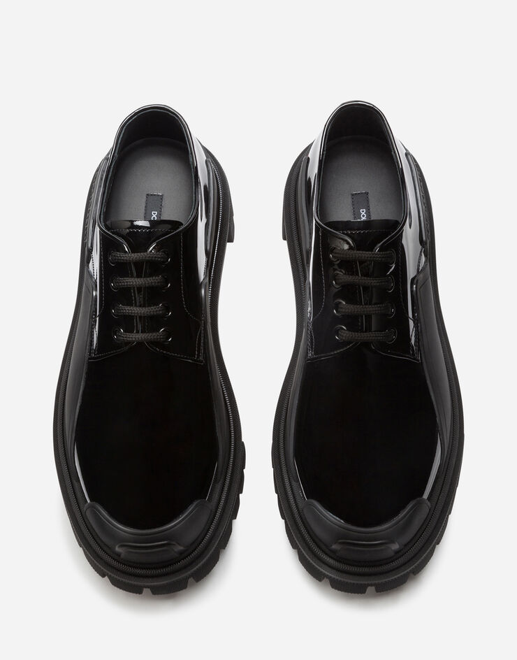 Patent leather trekking derby display picture 1