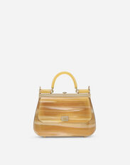 Dolce & Gabbana Sicily box bag in acrylic glass Amber BB6680AO594